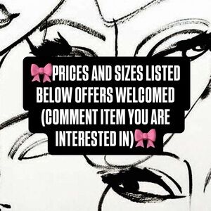 🎀 ITEMS LISTED BELOW🎀